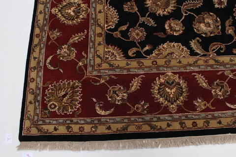 Kashmir Beige Hand Knotted 811 X 1110  Area Rug 250-25932 Image 4