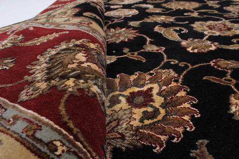 Kashmir Beige Hand Knotted 811 X 1110  Area Rug 250-25932 Image 8