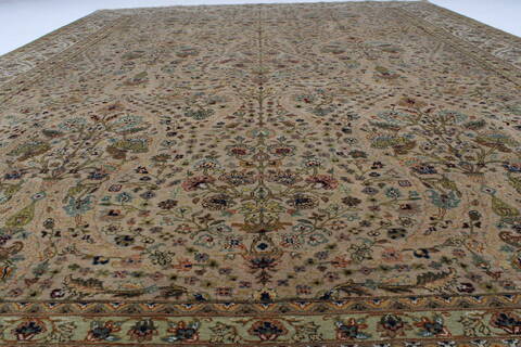 Kashmar Brown Hand Knotted 90 X 123  Area Rug 250-25935 Image 1