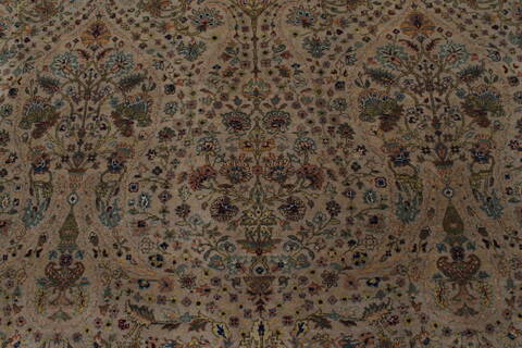 Kashmar Brown Hand Knotted 90 X 123  Area Rug 250-25935 Image 3