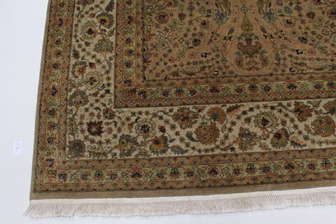 Kashmar Brown Hand Knotted 90 X 123  Area Rug 250-25935 Image 4