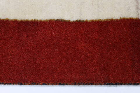 Gabbeh Multicolor Runner Hand Knotted 25 X 59  Area Rug 250-26015 Image 2