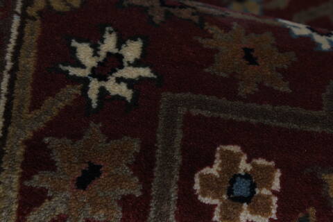 Semnan Beige Runner Hand Knotted 21 X 510  Area Rug 250-26016 Image 6