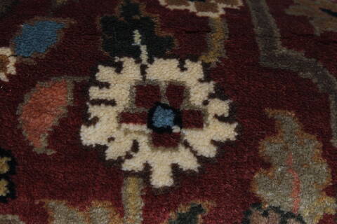 Semnan Beige Runner Hand Knotted 21 X 510  Area Rug 250-26016 Image 7
