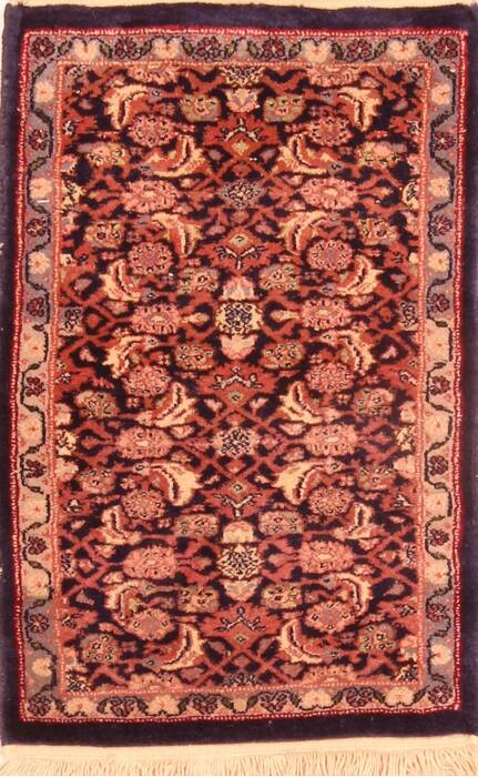 Tabriz Brown Hand Knotted 15 X 22  Area Rug 100-26024 Image 0