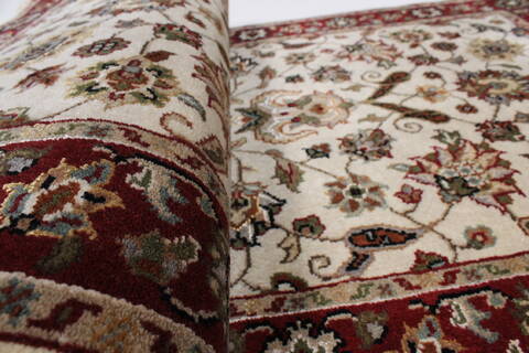 Kashmir Green Runner Hand Knotted 27 X 510  Area Rug 250-26027 Image 11