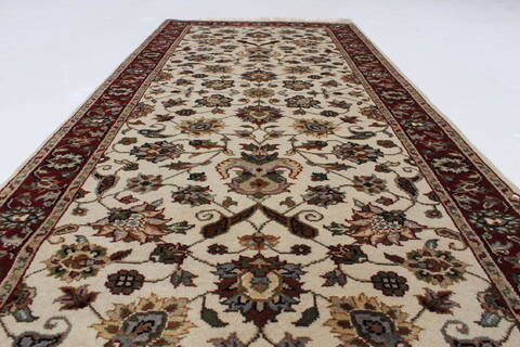 Kashmir Green Runner Hand Knotted 27 X 510  Area Rug 250-26027 Image 2