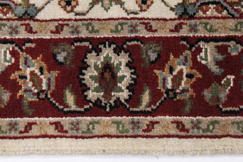 Kashmir Green Runner Hand Knotted 27 X 510  Area Rug 250-26027 Image 3