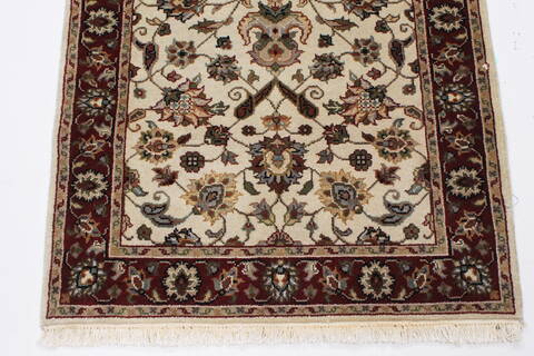 Kashmir Green Runner Hand Knotted 27 X 510  Area Rug 250-26027 Image 5