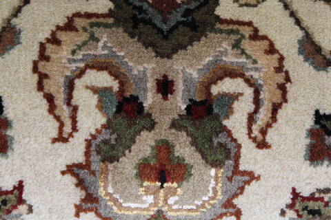 Kashmir Green Runner Hand Knotted 27 X 510  Area Rug 250-26027 Image 7