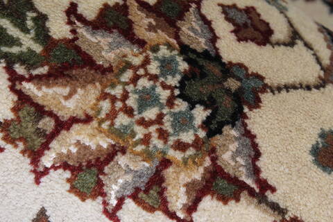Kashmir Green Runner Hand Knotted 27 X 510  Area Rug 250-26027 Image 9