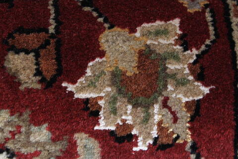 Kashmar Beige Runner Hand Knotted 28 X 62  Area Rug 250-26039 Image 10