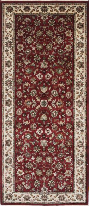 Kashmar Beige Runner Hand Knotted 28 X 62  Area Rug 250-26039 Image 0