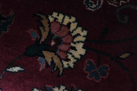 Tabriz Red Runner Hand Knotted 26 X 511  Area Rug 250-26040 Image 7
