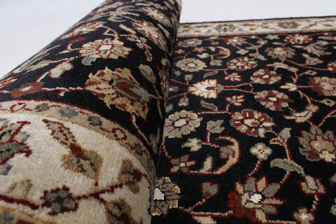 Kashmar Beige Runner Hand Knotted 28 X 61  Area Rug 250-26043 Image 11