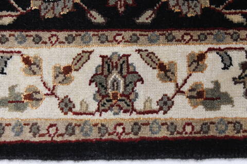 Kashmar Beige Runner Hand Knotted 28 X 61  Area Rug 250-26043 Image 3