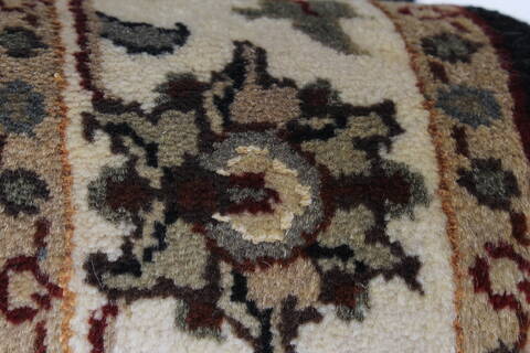 Kashmar Beige Runner Hand Knotted 28 X 61  Area Rug 250-26043 Image 8