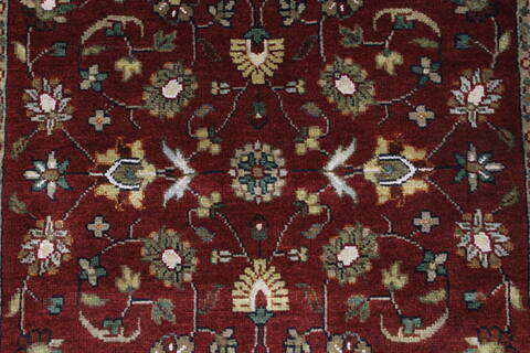 Kashmar Beige Runner Hand Knotted 28 X 61  Area Rug 250-26050 Image 4