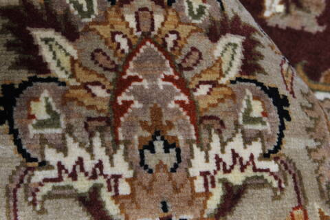 Tabriz Beige Hand Knotted 90 X 1110  Area Rug 250-26075 Image 10