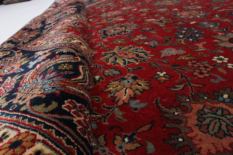 Kashmar Beige Hand Knotted 810 X 1111  Area Rug 250-26083 Image 8