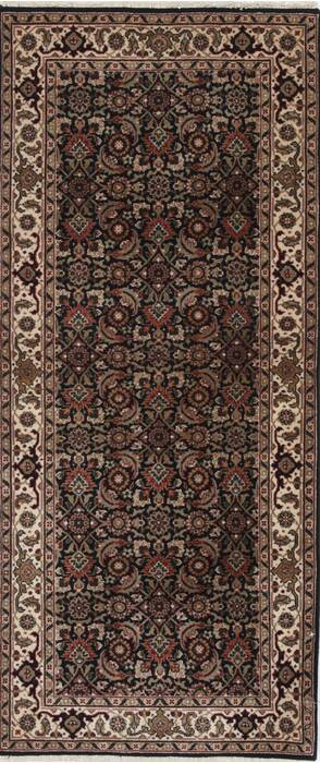 Herati Beige Runner Hand Knotted 26 X 59  Area Rug 250-26107 Image 0