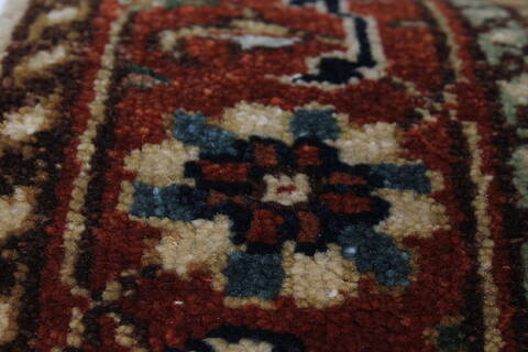 Serapi Beige Runner Hand Knotted 26 X 61  Area Rug 250-26110 Image 7