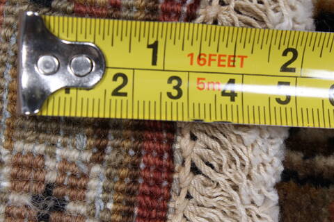 Semnan Beige Runner Hand Knotted 26 X 510  Area Rug 250-26132 Image 10