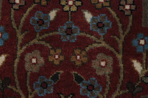 Semnan Beige Runner Hand Knotted 26 X 510  Area Rug 250-26132 Image 6