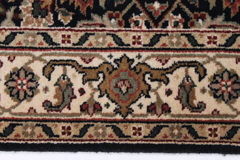 Herati Beige Hand Knotted 28 X 61  Area Rug 250-26172 Image 2