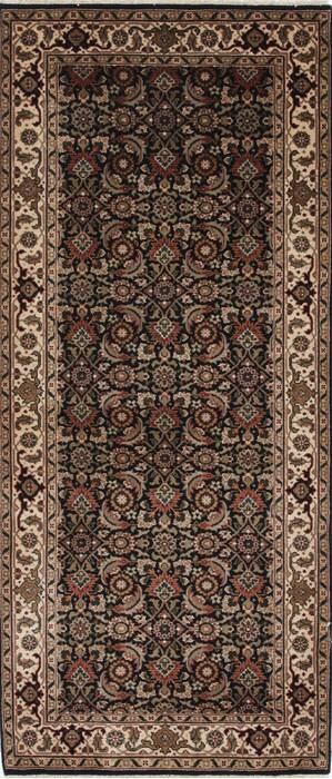 Herati Beige Hand Knotted 28 X 61  Area Rug 250-26172 Image 0