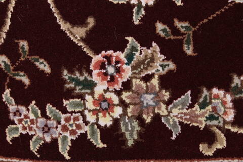 Tabriz Beige Hand Knotted 90 X 120  Area Rug 250-26175 Image 7