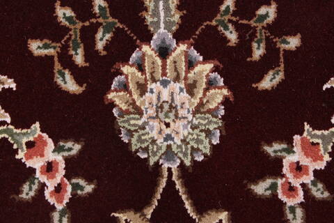 Tabriz Beige Hand Knotted 90 X 120  Area Rug 250-26175 Image 8