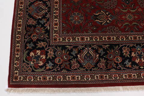 Tabriz Beige Hand Knotted 91 X 120  Area Rug 250-26181 Image 4