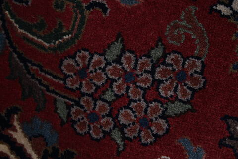 Tabriz Beige Hand Knotted 91 X 120  Area Rug 250-26181 Image 7