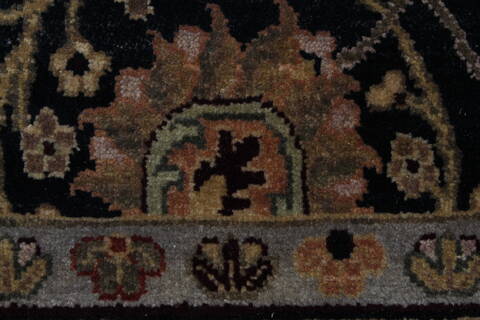Kashan Beige Hand Knotted 811 X 123  Area Rug 250-26189 Image 10