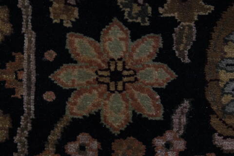 Kashan Beige Hand Knotted 811 X 123  Area Rug 250-26189 Image 8
