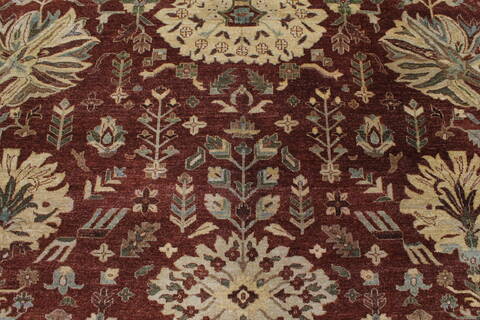 Kashmar Beige Hand Knotted 90 X 1110  Area Rug 250-26190 Image 4