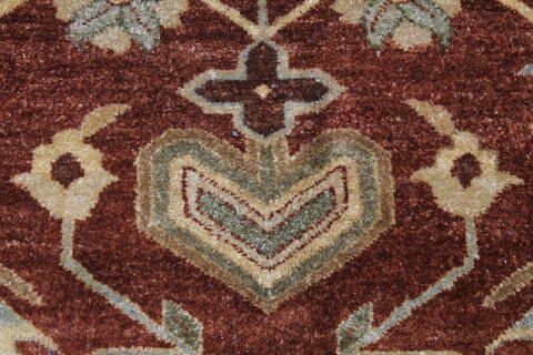 Kashmar Beige Hand Knotted 90 X 1110  Area Rug 250-26190 Image 7