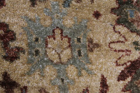 Kashmar Beige Hand Knotted 90 X 1110  Area Rug 250-26190 Image 8