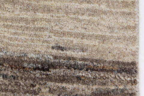 Gabbeh Grey Runner Hand Knotted 25 X 66  Area Rug 250-26208 Image 10