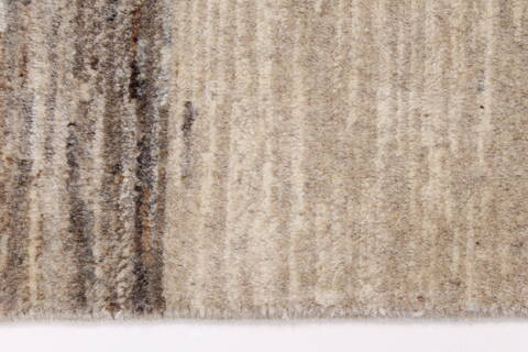 Gabbeh Grey Runner Hand Knotted 25 X 66  Area Rug 250-26208 Image 5