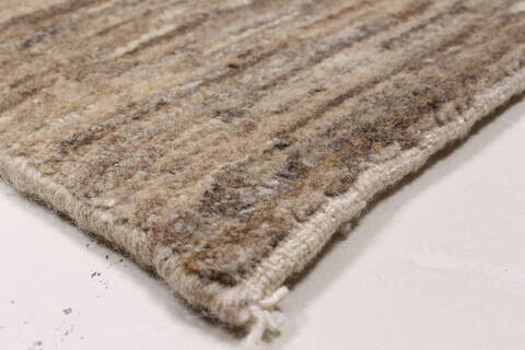 Gabbeh Grey Runner Hand Knotted 25 X 66  Area Rug 250-26208 Image 8