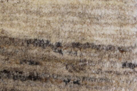 Gabbeh Grey Runner Hand Knotted 25 X 66  Area Rug 250-26208 Image 9
