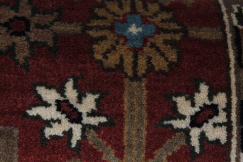 Semnan Beige Runner Hand Knotted 27 X 510  Area Rug 250-26209 Image 8