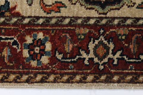 Serapi White Runner Hand Knotted 28 X 59  Area Rug 250-26212 Image 3