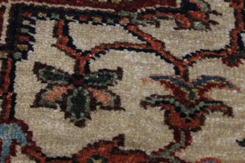 Serapi White Runner Hand Knotted 28 X 59  Area Rug 250-26212 Image 7