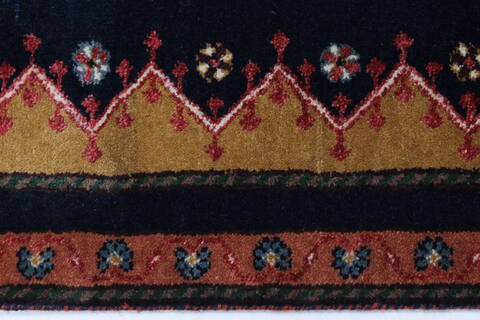Gabbeh Multicolor Runner Hand Knotted 27 X 510  Area Rug 250-26213 Image 3