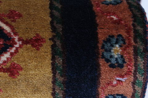 Gabbeh Multicolor Runner Hand Knotted 27 X 510  Area Rug 250-26213 Image 7