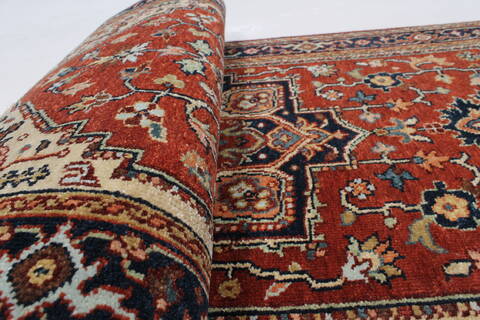 Serapi Red Runner Hand Knotted 25 X 60  Area Rug 250-26214 Image 9