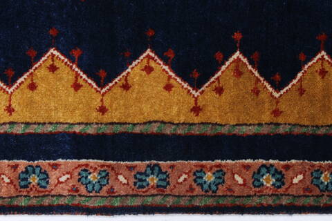 Gabbeh Multicolor Runner Hand Knotted 26 X 510  Area Rug 250-26215 Image 2